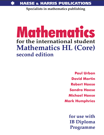 IB HL进阶数学教材电子版及内容和目录大纲