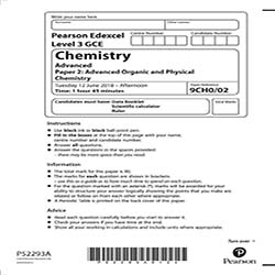 ALEVEL化学真题及答案和讲解-试卷Paper 2