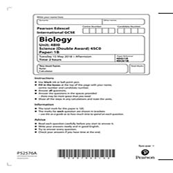 GCSE生物真题及答案和讲解-试卷Paper 1