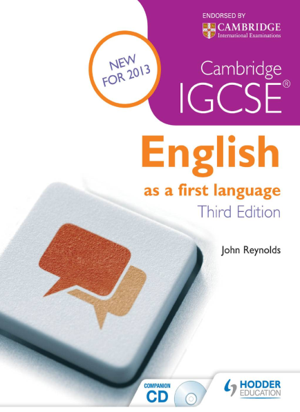 IGCSE英文教材电子版及内容和目录大纲