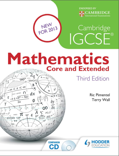 IGCSE数学教材电子版及内容和目录大纲