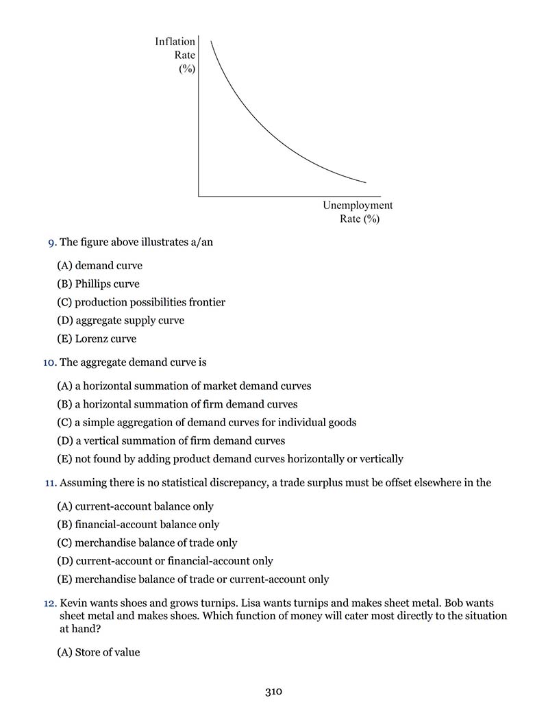 AP宏观经济学真题及答案和讲解-试卷Paper 1