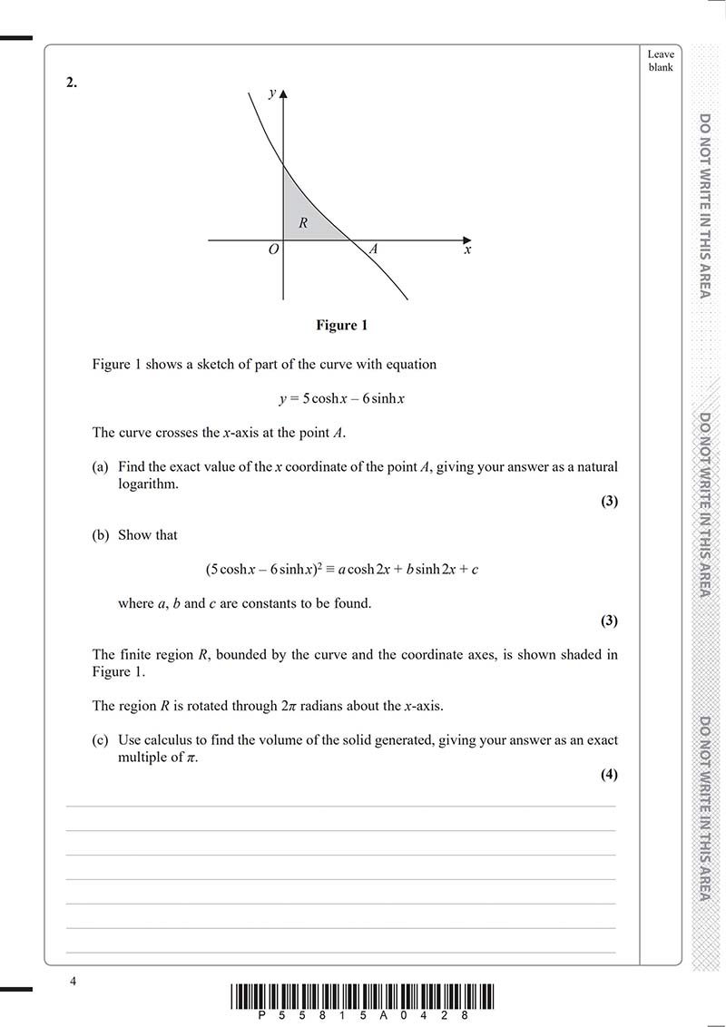ALEVEL进阶数学真题及答案和讲解-试卷Paper 3
